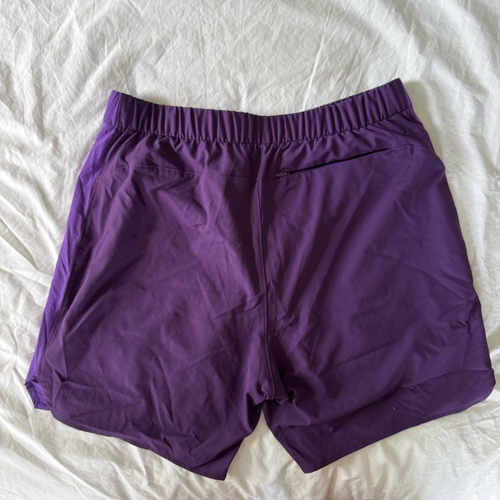 Outdoor Voices Lined Purple Shorts - Medium - Picture 5 of 7